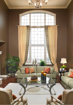 Custom window coverings and furnishings